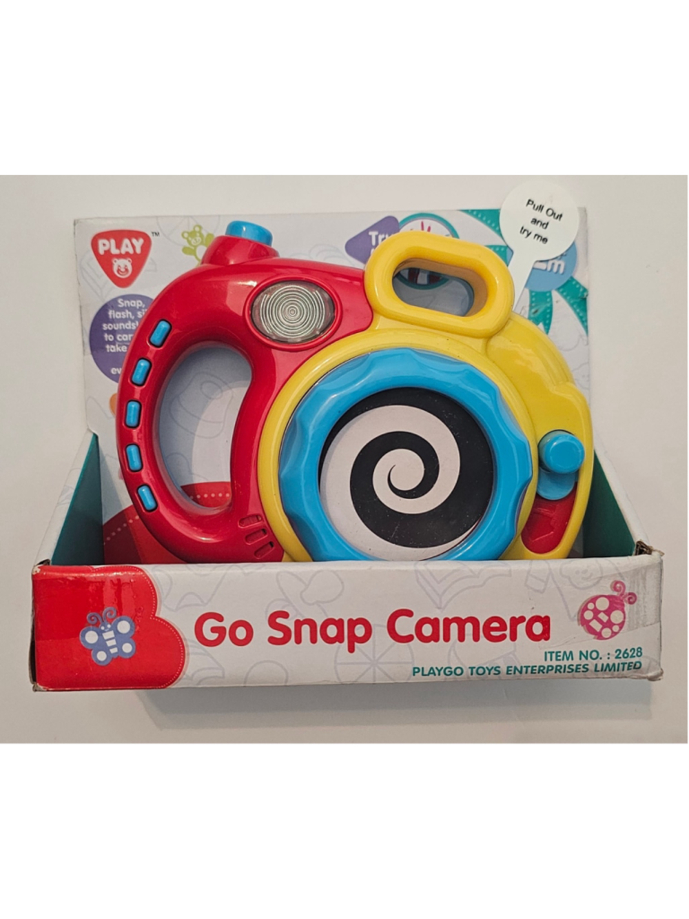 Baby Playgo Go Snap Camera Learning Toy One Size Red Yellow